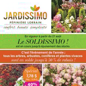 Image de la Promotion Circulaire Jardissimo