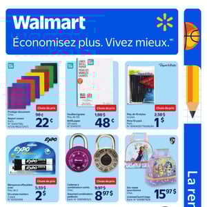 Image de la Promotion Circulaire Walmart - Rentrée des Classes