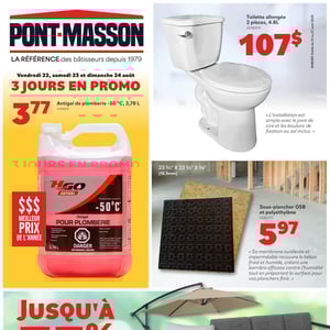 Image de la Promotion Circulaire Matériaux Pont Masson