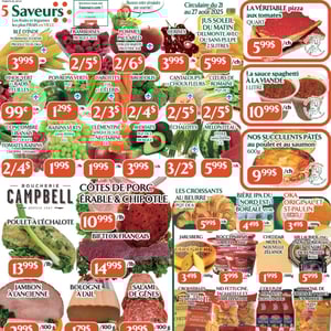 Image de la Promotion Circulaire Marché Le 5 Saveurs