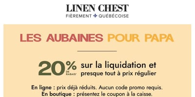 Image de la Promotion Aubaines fête des Pères en cours