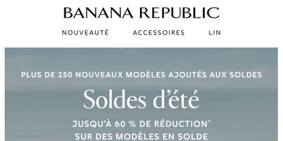 Image de la Promotion Des modèles pour vos escapades et vos rassemblements : jusqu’à 60 % de réduction sur des modèles en solde