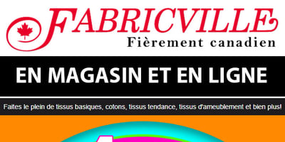 Image de la Promotion Ne manquez pas les journées Tissus GRATUITS!