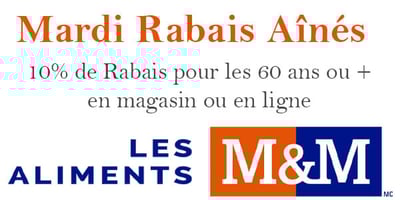 Image de la Promotion Rabais Aînés Aliments M&M