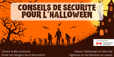 Conseils de sécurité pour l’Halloween