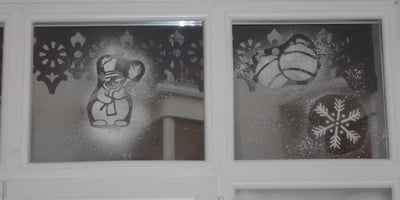 Noël sur les Vitres de la Maison