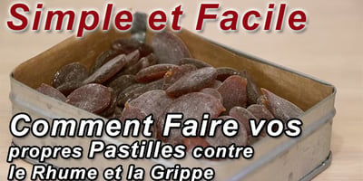 Comment Faire vos Propres Pastilles contre le Rhume et la Grippe à la Maison