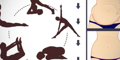 RÉDUIRE LA GRAISSE ABDOMINALE ET APLATIR VOTRE VENTRE AVEC CES 5 POSTURES DE YOGA!