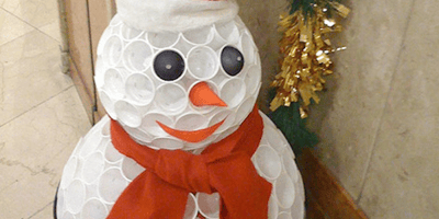 Bonhomme de Neige en Gobelets