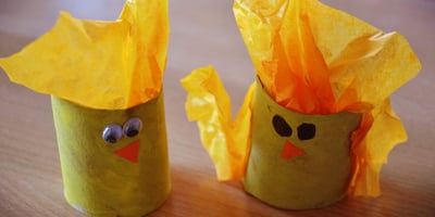 Bricolage de Pâques, nos Petits Poussins