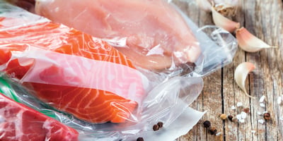 Conservation des Aliments Scellés Sous Vide
