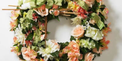 Couronne Florale de Printemps Mixte