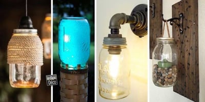 Créer une Lampe Design avec des Bocaux en Verre