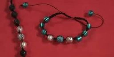 Un bracelet Shamballa Turquoise