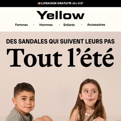 Image de la Promotion Des sandales qui suivent leurs pas tout l'été