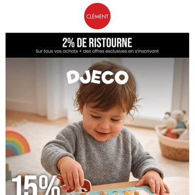 Image de la Promotion 15% de rabais sur Djeco