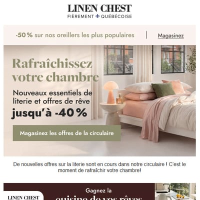 Image de la Promotion Rafraîchissez votre chambre à bon prix