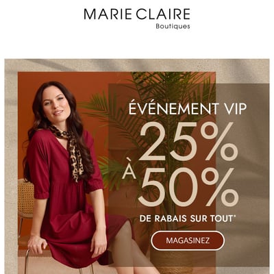 Image de la Promotion N'oubliez pas votre 25% DE RABAIS !