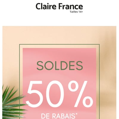 Image de la Promotion VITE : 50% de rabais sur nos soldes !