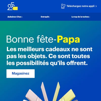 Image de la Promotion Des cadeaux d'Apple que papa va adorer.