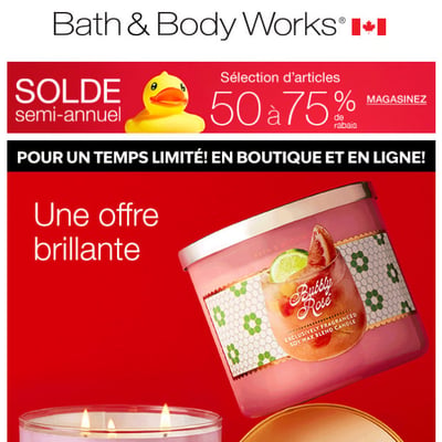 Image de la Promotion Sélection de chandelles prêtes à briller à 11,99 $