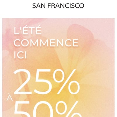 Image de la Promotion 25% à 50% de rabais