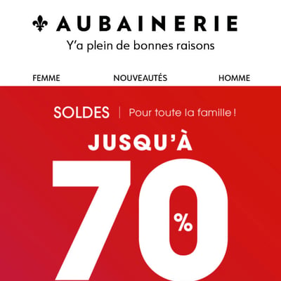 Image de la Promotion Jusqu’à 70 % de rabais: les meilleurs morceaux partent vite