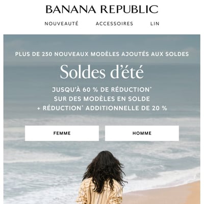 Image de la Promotion Des modèles pour vos escapades et vos rassemblements : jusqu’à 60 % de réduction sur des modèles en solde