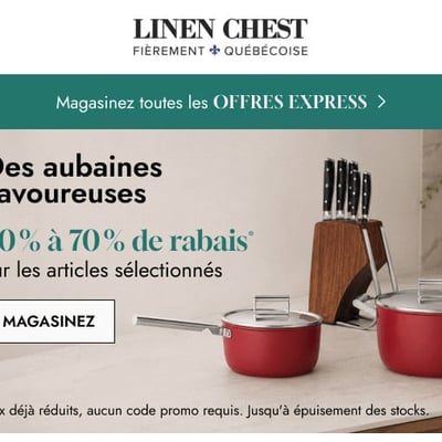 Image de la Promotion Offres express sur la cuisine