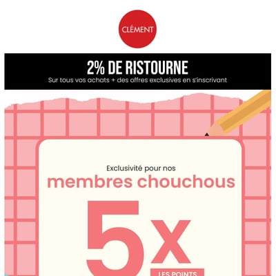 Image de la Promotion 5x les points pour la rentrée