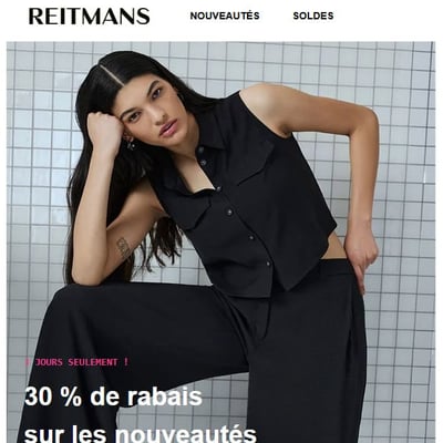 Image de la Promotion Des nouveautés et 30 % de rabais ?!