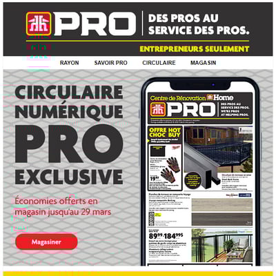 Image de la Promotion De Nouvelles Offres PRO viennent d'arriver