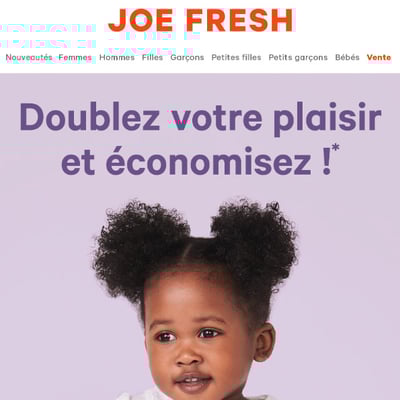 Image de la Promotion Économisez Gros sur les Hauts pour Enfants