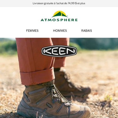 Image de la Promotion KEEN | Profitez des Sentiers en tout Confort