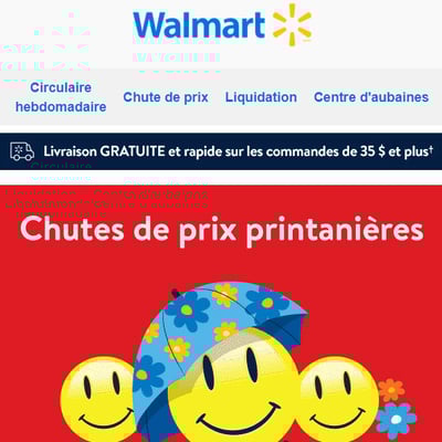 Image de la Promotion Chutes de Prix Printanières
