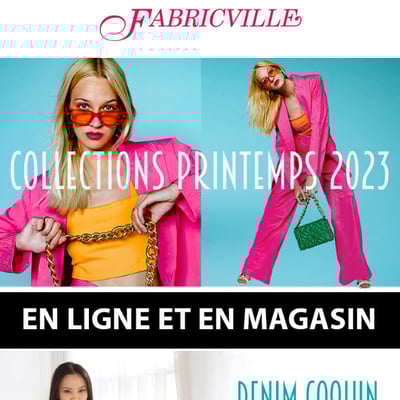 Image de la Promotion Faites votre Choix! Jusqu'à 40% de Rabais sur les Tissus Mode