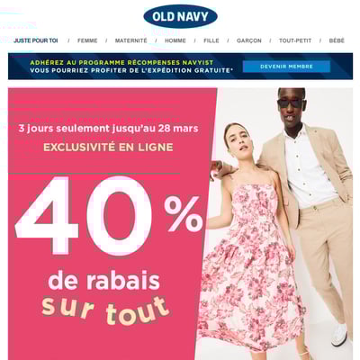 Image de la Promotion Profitez de ces Aubaines sur les Articles de Sport à 15 $ et moins (Aujourd’hui Seulement!) + 40 % DE RABAIS SUR TOUT!