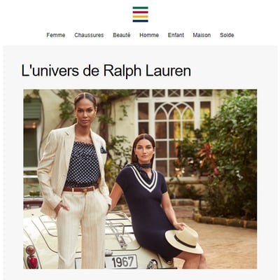 Image de la Promotion NOUVEAUX Essentiels Printaniers signés Ralph Lauren