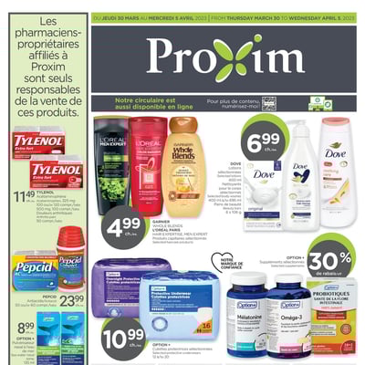Image de la Promotion Circulaire Proxim