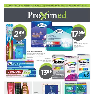Image de la Promotion Circulaire Proxim - Proximed