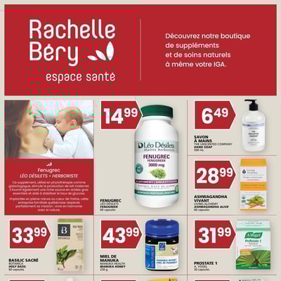 Image de la Promotion Circulaire Rachelle-Béry - Espace Santé
