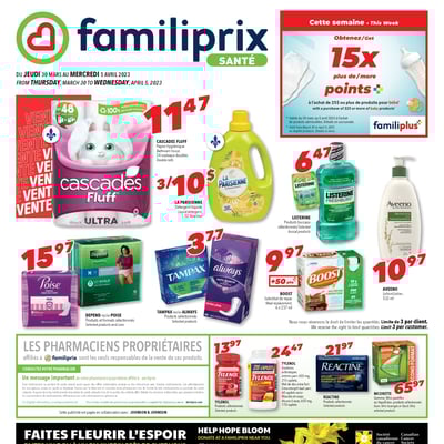Image de la Promotion Circulaire Familiprix - Santé