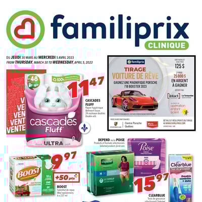 Image de la Promotion Circulaire Familiprix - Clinique