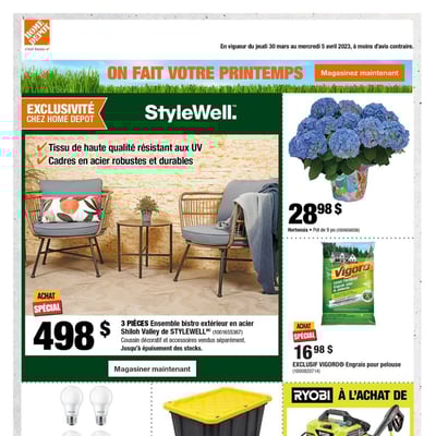 Image de la Promotion Circulaire Home Depot