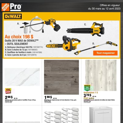 Image de la Promotion Circulaire Home Depot - PRO