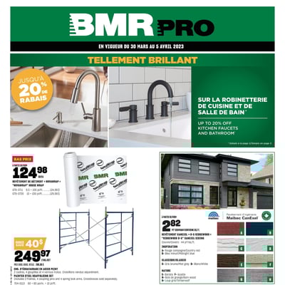 Image de la Promotion Circulaire BMR - PRO