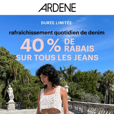 Image de la Promotion ON EST EN MODE JEANS À 40 %, ET TOI?