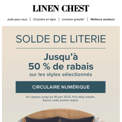 Image de la Promotion C'est le SOLDE DE LITERIE + Promo 2e Oreiller à 1/2 PRIX!