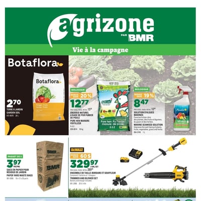 Image de la Promotion Circulaire BMR - Agrizone