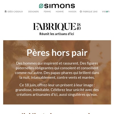 Image de la Promotion Fabrique 1840 : Pères hors pair